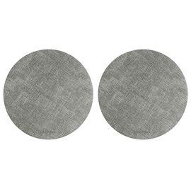 Набор из 2-х сервировочных салфеток Leanera, d 35 см, серые, Liberty Jones, фото 
