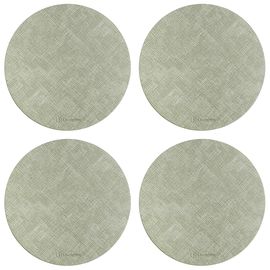 Набор из 4-х сервировочных салфеток Leanera, d 35 см, мятные, Liberty Jones, фото 