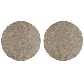 Набор из 2-х сервировочных салфеток Leanera, d 35 см, песочные, Liberty Jones, фото 