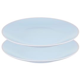 Набор обеденных тарелок Simplicity, d 26 см, голубые, 2 шт., Liberty Jones, фото 