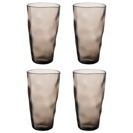 Набор стаканов Hollow, 550 мл, серо-коричневый, 4 шт., Liberty Jones, фото 