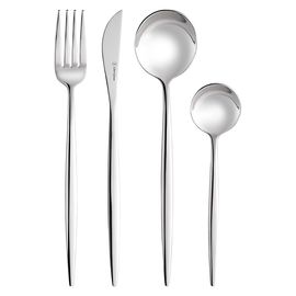 Набор столовых приборов Globe, серебристые, 16 пред., Liberty Jones, фото 
