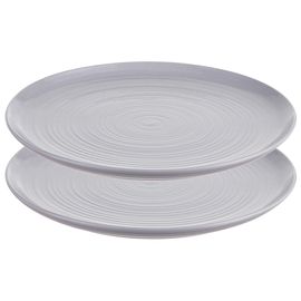 Набор обеденных тарелок In The Village, d 28 см, серые, 2 шт., Liberty Jones, фото 