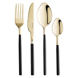 Набор столовых приборов Duality, золотистые, 16 пред., Liberty Jones, фото 