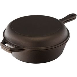 Набор сковород чугунных Brasen с масляной полировкой, d 25 см, 2 шт., Liberty Jones, фото 