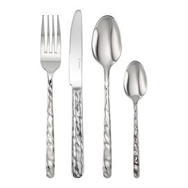 Набор столовых приборов Fluid, серебристые, 16 пред., Liberty Jones, фото 