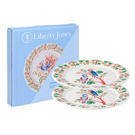 Набор тарелок Parrot из коллекции Birds of Paradise в подарочной упаковке, d 21 см, 2 шт., Liberty Jones, фото 