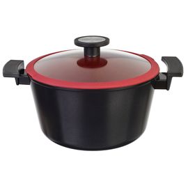 Кастрюля со стеклянной крышкой для индукционных плит De Chef 4,8 л, 24 см,  Neoflam, фото 