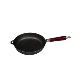 Сковорода чугунная с деревянной ручкой, 20см, P.L. Proff Cuisine, фото 