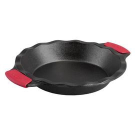 Форма для выпечки пирога с силиконовыми прихватами, круглая, 23 см, материал: чугун, BW9PIEA1, BAKEWARE, LODGE, США, фото 