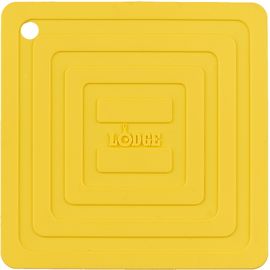 Подставка под кастрюлю, 15x15 см, желтая, силикон, Lodge, Цвет: Желтый, фото 