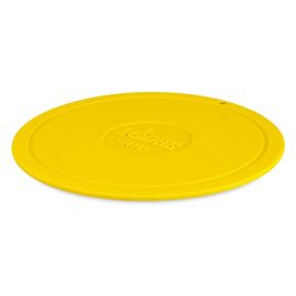 Коврик круглый силиконовый 18,2 см желтый Lodge, фото 