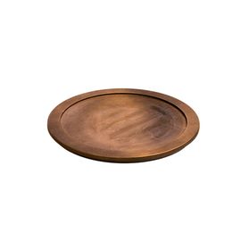 Подставка для сковороды круглая 4020304, D=29 см, коричневая, дерево, Lodge, фото 