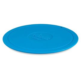 Коврик круглый силиконовый 18,2 см голубой Lodge, фото 