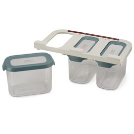 Набор из 3 подвесных контейнеров для хранения CupboardStore 1,3 л темный опал, Joseph Joseph, фото 