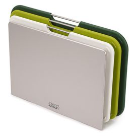 Набор из 3 разделочных досок Nest Regular зелёный, Joseph Joseph, фото 