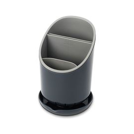 Сушилка для столовых приборов со сливом Dock™ серая, Joseph Joseph, фото 