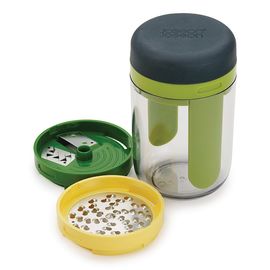 Терка спиралайзер с тремя лезвиями и контейнером для хранения Spiro, Joseph Joseph, фото 