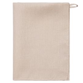 Набор из двух вафельных полотенец изо льна бежевого цвета из коллекции Essential, 50х70 см, Tkano, фото 