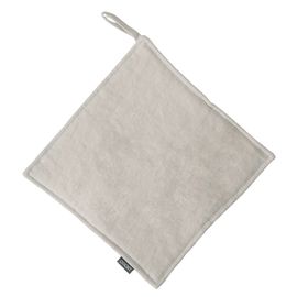 Прихватка из умягченного льна бежевого цвета, 22х22 см, Tkano, фото 
