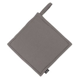 Прихватка из хлопка серого цвета из коллекции Essential, 22х22 см, Tkano, фото 