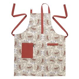 Фартук из хлопка молочного цвета с принтом Цветы из коллекции Prairie, 85х70 см, Tkano, фото 