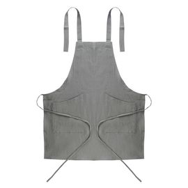 Фартук из умягченного льна серого цвета Essential, 70х82 см, Tkano, фото 