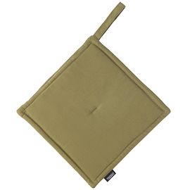 Прихватка из хлопка оливкового цвета из коллекции Essential, 22х22 см, Tkano, фото 
