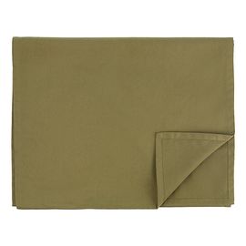 Дорожка на стол из хлопка оливкового цвета из коллекции Essential, 45х150 см, Tkano, фото 