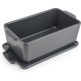 Форма для запекания с крышкой SLATE 650 мл, 20 х 11 см, серый, Peugeot, фото 
