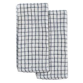 Набор из двух муслиновых полотенец с графичным дизайном из коллекции Essential, 50х70 см, Tkano, фото 