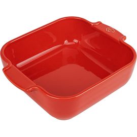 Форма для запекания квадратная RED 1,1 л, 21 см, красный, Peugeot, фото 