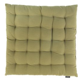Подушка на стул из хлопка оливкового цвета из коллекции Essential, 40х40 см, Tkano, фото 