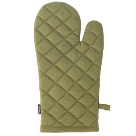 Прихватка-варежка из хлопка оливкового цвета из коллекции Essential, 17,5х33 см, Tkano, фото 
