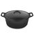 Кастрюля круглая с крышкой 30.5 см, 6.6 л, черная, чугун, Lodge, фото 