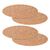Набор из 4-х сервировочных ковриков из пробки и переработанного материала Recork, ?30 см, Liberty Jones, фото 