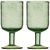 Набор бокалов для вина Flowi, 410 мл, зеленые, 2 шт., Liberty Jones, фото , изображение 7