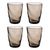 Набор стаканов Hollow, 450 мл, серо-коричневый, 4 шт., Liberty Jones, фото 