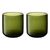 Набор стаканов Flowi, 310 мл, темно-зеленые, 2 шт., Liberty Jones, фото 