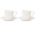 Набор чашек с блюдцами Soft Ripples, Dual Glazing, 125 мл, 2 шт., Liberty Jones, фото 