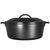 Кастрюля с крышкой 26.5 см, 4.7 л, черная, чугун, Lodge, фото , изображение 2