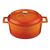 Кастрюля чугунная эмалированная оранжевая, 28 см, LAVA, фото , изображение 2