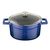 Кастрюля чугунная эмалированная синяя со стеклянной крышкой, 24 см, LAVA, фото  Кастрюля чугунная эмалированная синяя со стеклянной крышкой, 24 см, LAVA, фото