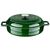Кастрюля чугунная эмалированная зеленая с крышкой, 28 см, LAVA, фото 