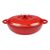 Кастрюля чугунная эмалированная красная с крышкой, 28 см, LAVA, фото 