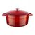 Кастрюля чугунная эмалированная красная, 24 см, LAVA, фото 