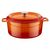 Кастрюля чугунная эмалированная оранжевая, 28 см, LAVA, фото 