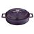 Кастрюля чугунная эмалированная фиолетовая, 24 см, LAVA, фото , изображение 2