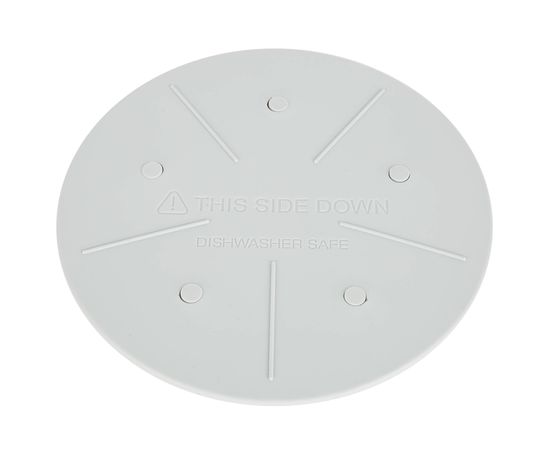 Подставка под горячее, магнитная, диаметр: 18 см, материал: силикон, цвет: серый, ASLMT05, LODGE, США, фото , изображение 3