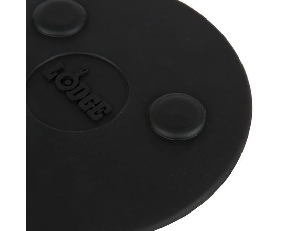 Подставка под горячее, магнитная, диаметр: 14,5 см, материал: силикон, цвет: черный, ASMMT, LODGE, США, фото , изображение 2